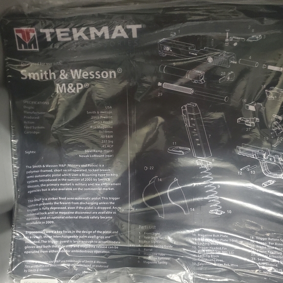 Tekmat Gun Breakdown Cleaning Mat - Picture 2 of 2